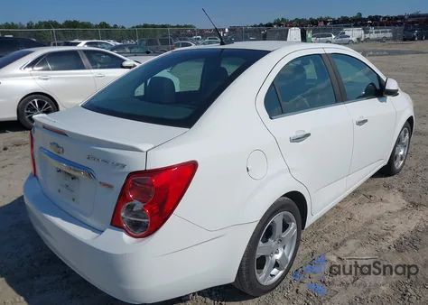 2013 Chevrolet Sonic Ltz Auto z USA, uszkodzony, nr VIN 1G1JE5SB1D4164091
